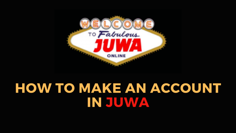 How To Make An Account In Juwa